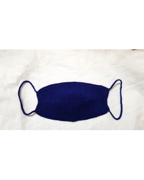 Happy Threads Handmade Crochet Cotton Masks- Blue Happy Threads Handmade Crochet Cotton Masks- Blue